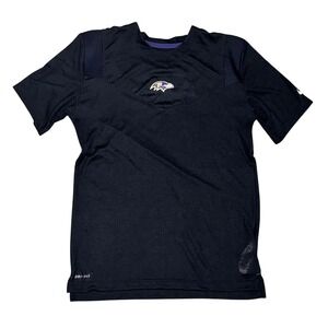 Nike Baltimore‎ Ravens NFL Dri-FIT Coaches T-Shirt Men's Medium Black $67